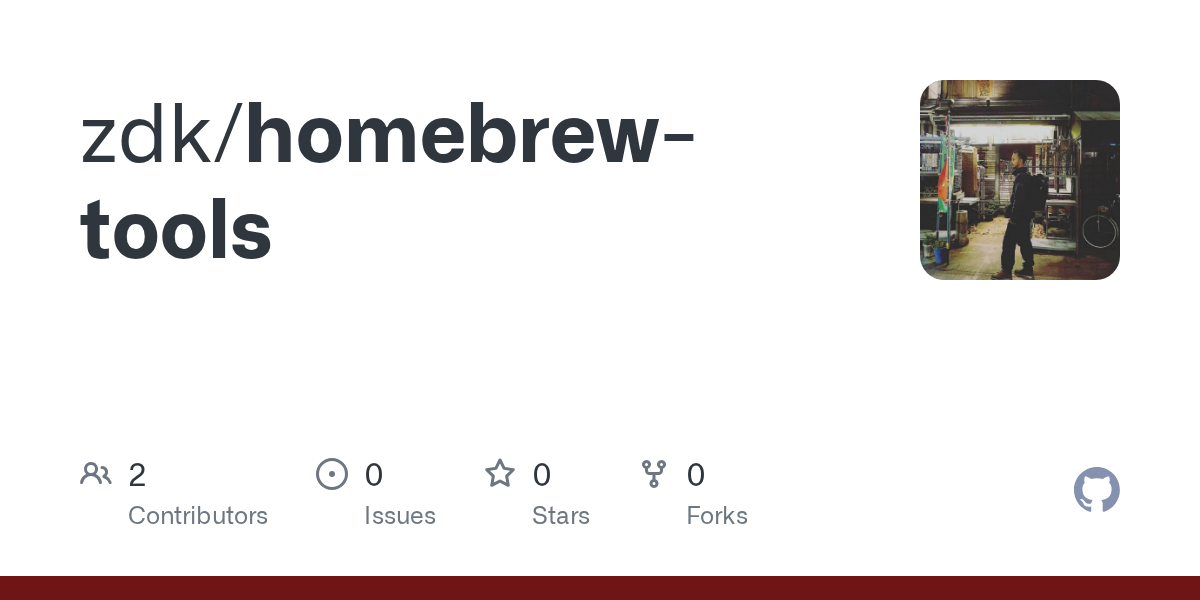zdk pushed homebrew-tools 图片 1