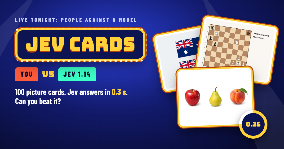 Jev Cards，你能在图片测验中击败一个视觉模型吗？ 图片 1