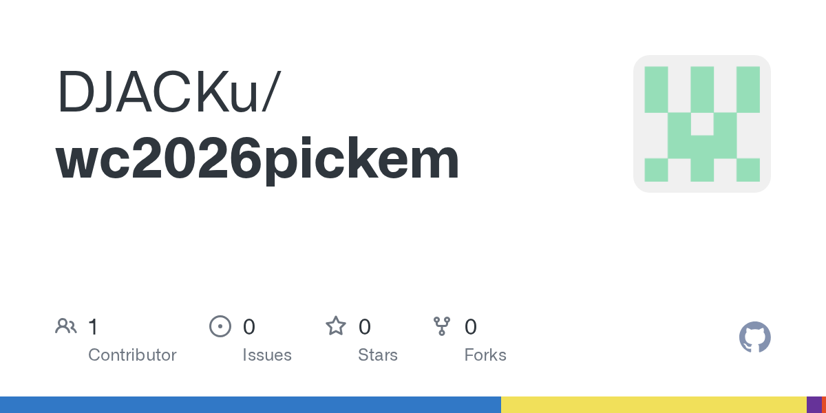 DJACKu pushed wc2026pickem 图片 1