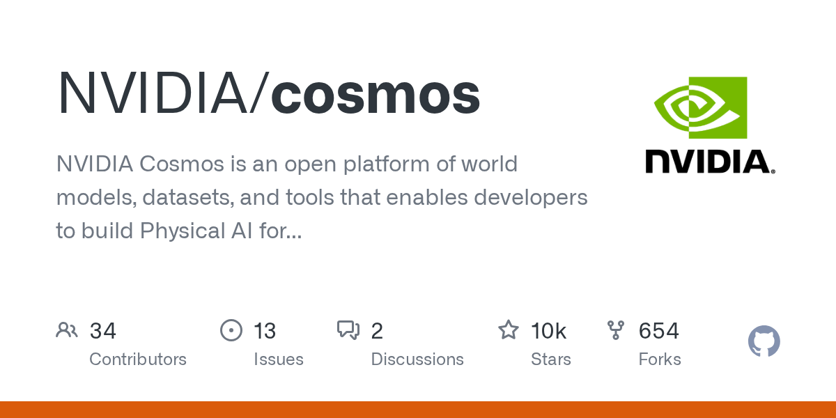 Nvidia Cosmos is a developer-first world foundation model platform 图片 1