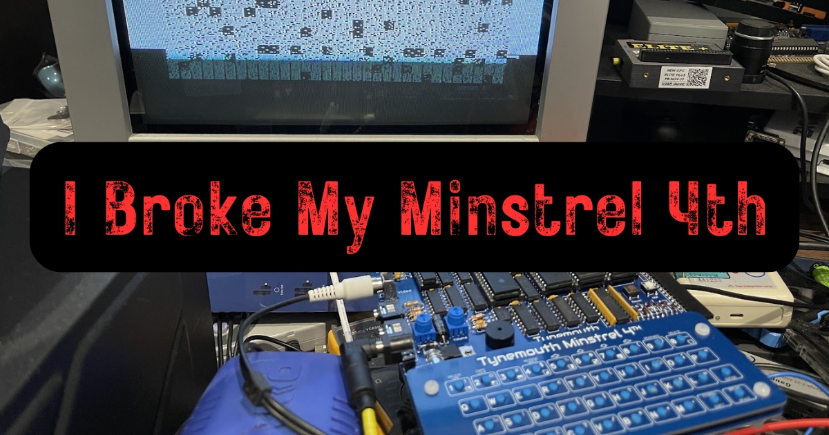 我还没让Minstrel 4th开机就把它搞坏了 图片 1