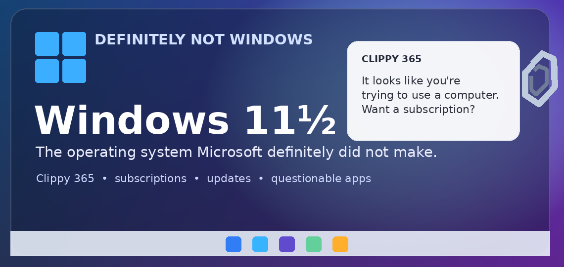 绝对不是 Windows（Win 11 恶搞） 图片 1