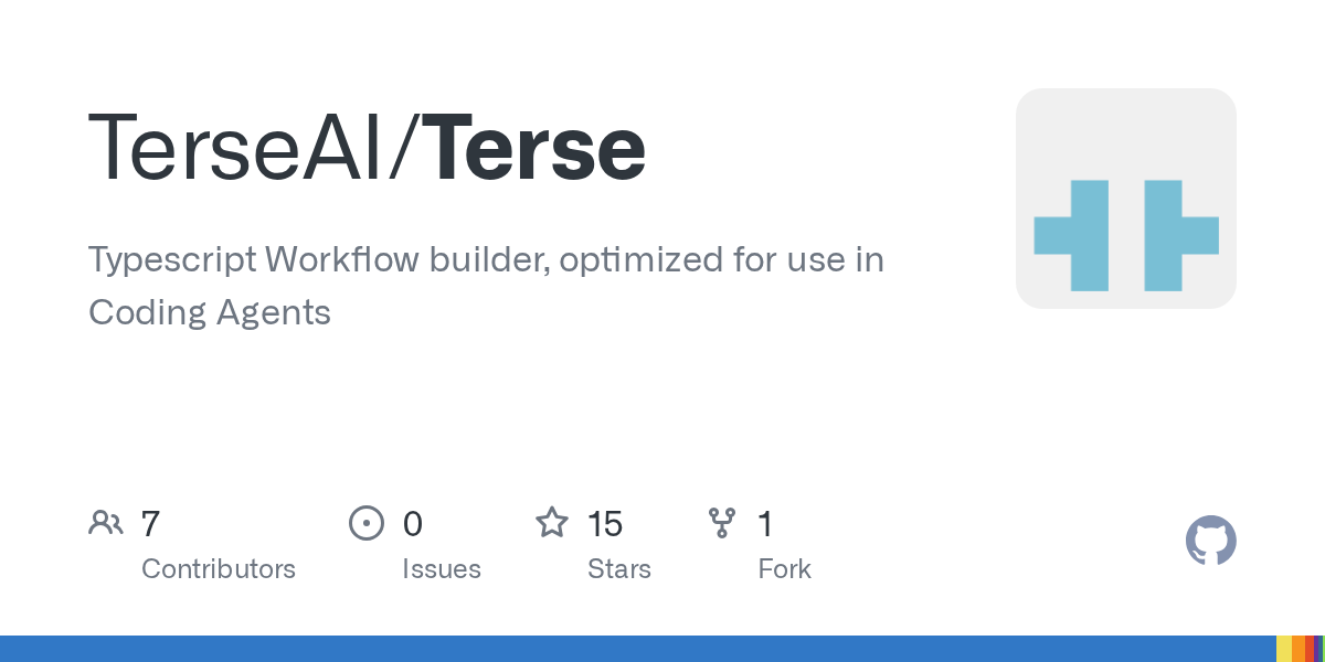 Terse, TypeScript First Workflow Builder 图片 1