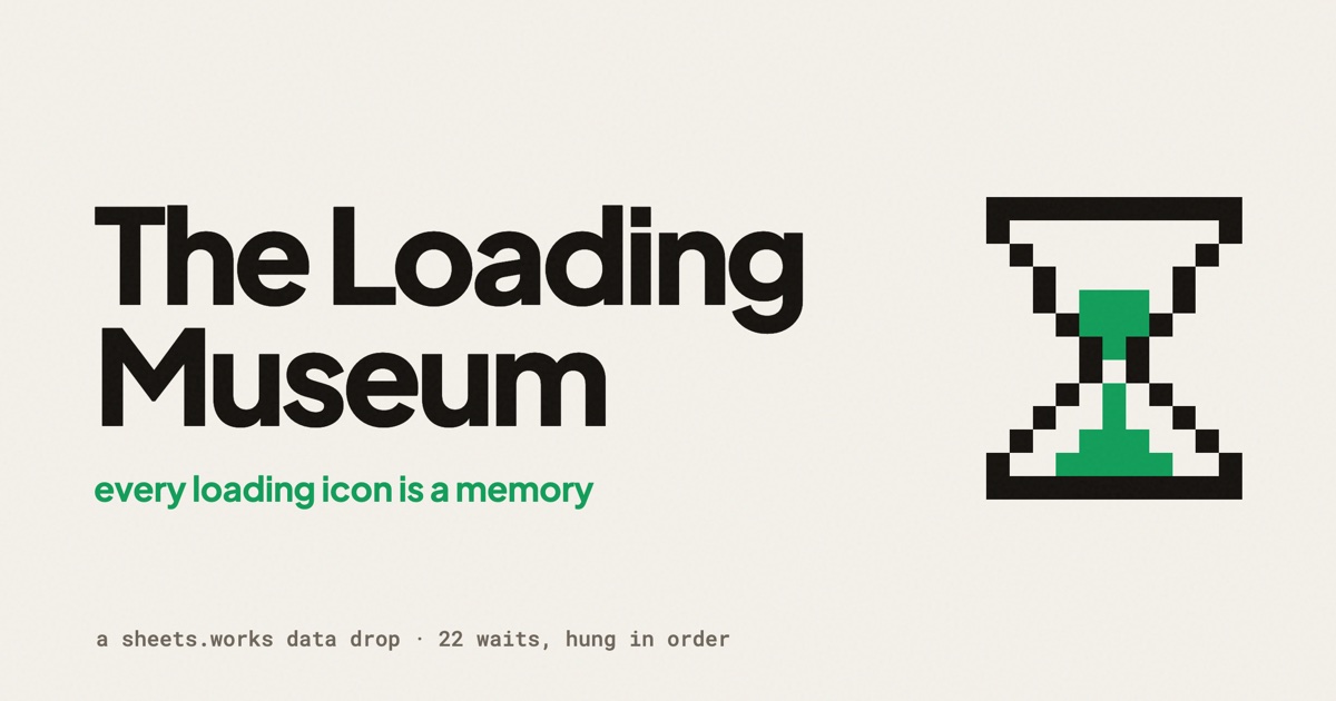 The Loading Museum · the waits of your life, rebuilt 图片 1