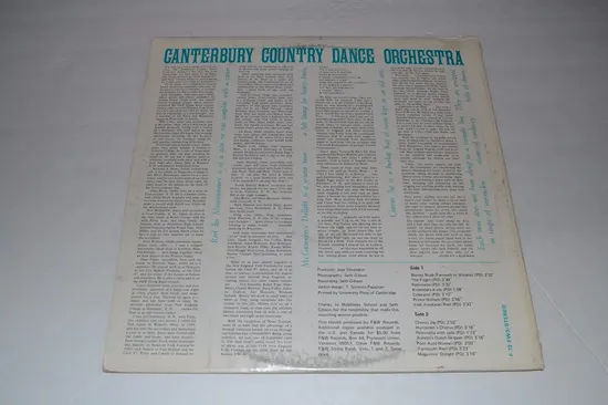 Canterbury Country Dance Orchestra Liner Notes 图片 1