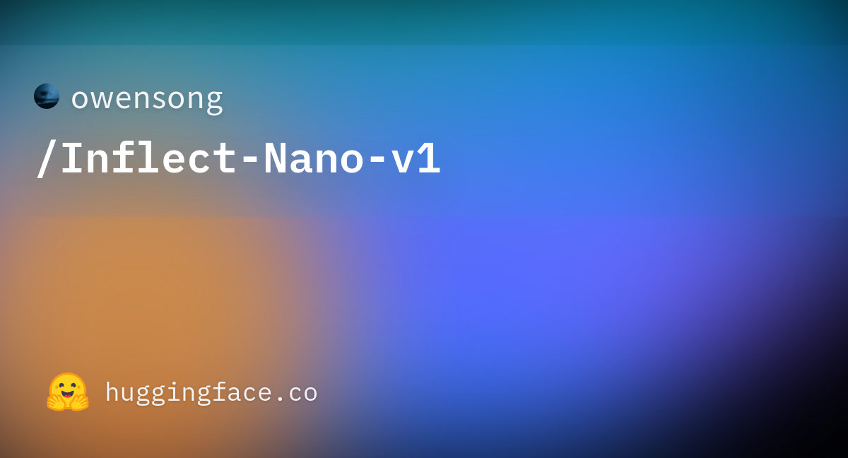 Inflect-Nano, a 4.63M-parameter local TTS model with its own vocoder 图片 1