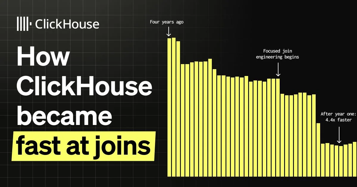 How ClickHouse Became Fast at Joins 图片 1