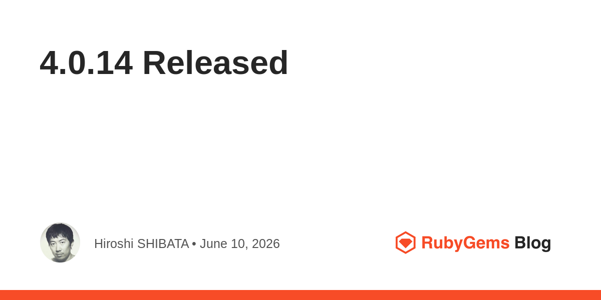 4.0.14 Released 图片 1