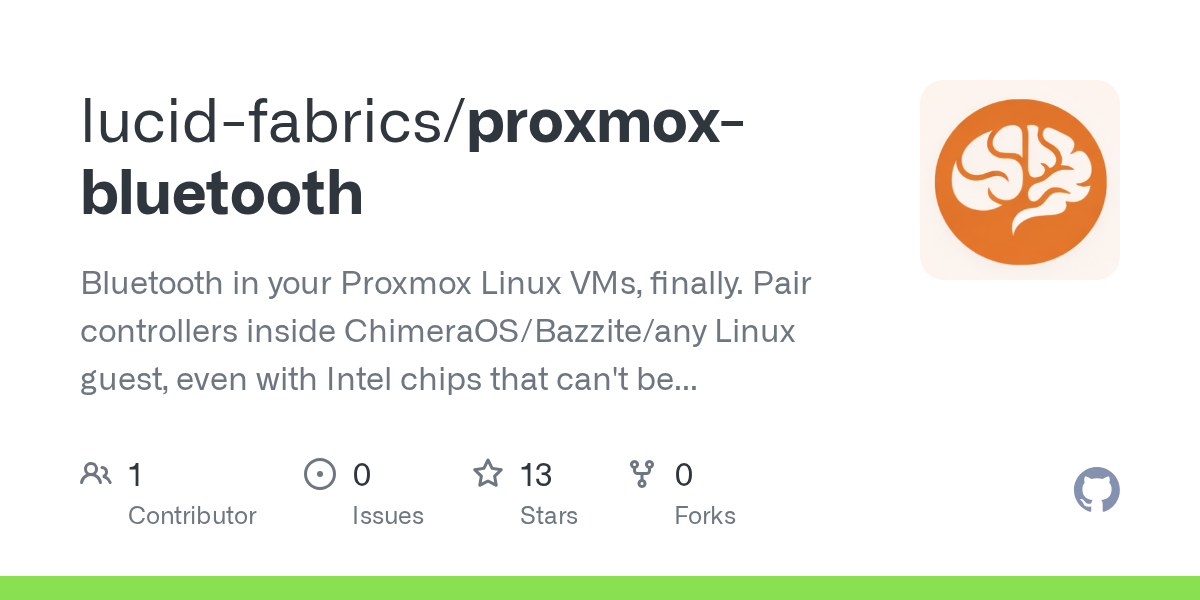 Proxmox -> Share your host's Bluetooth with a VM over the network 图片 1