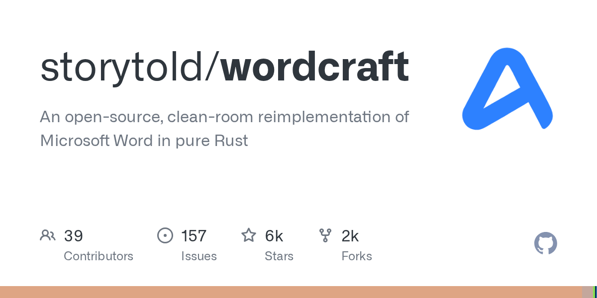 用纯 Rust 开源、净室重新实现的 Microsoft Word 图片 1