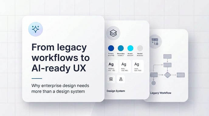 From legacy workflows to AI-ready UX: why enterprise design needs more than a design system 图片 1