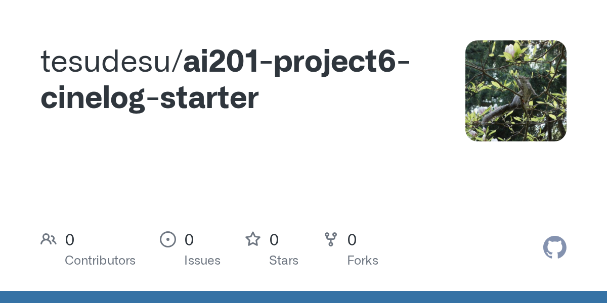 tesudesu pushed ai201-project6-cinelog-starter 图片 1