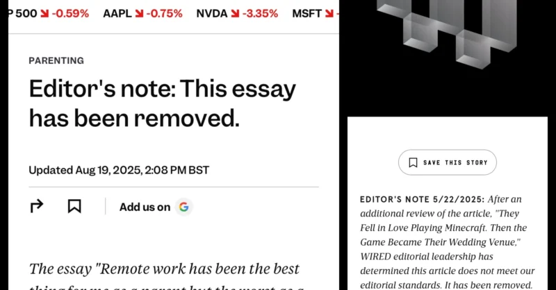 Wired and Business Insider remove 'AI-written' freelance articles 图片 1