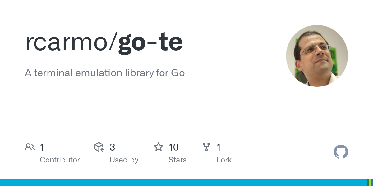 Rcarmo/go-te: A terminal emulation library for Go 图片 1