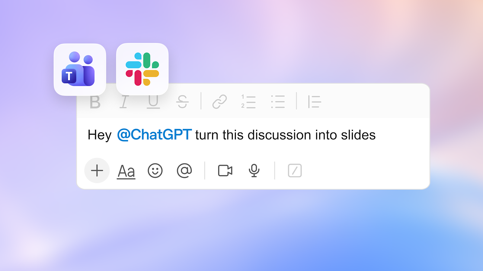 ChatGPT Slack/Teams 提及功能 图片 1