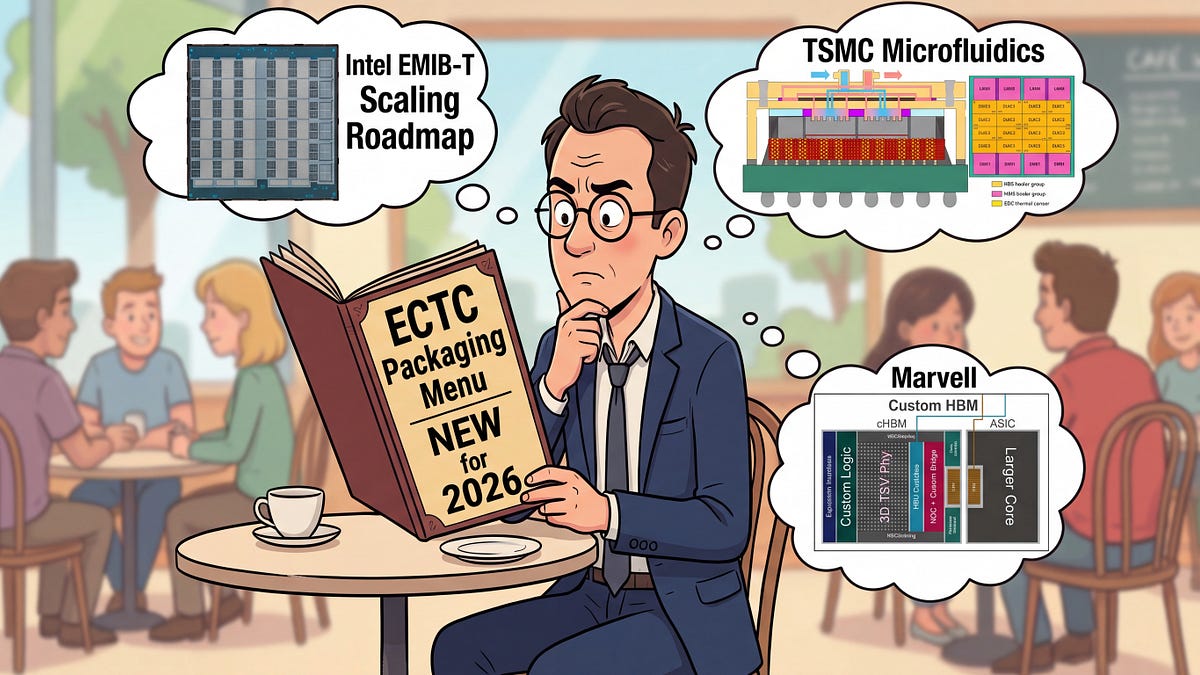 EMIB-T Roadmap, Custom HBM, HBM4 Packaging Challenges, Microfluidic Cooling, Photonic Interconnects, and More 图片 1
