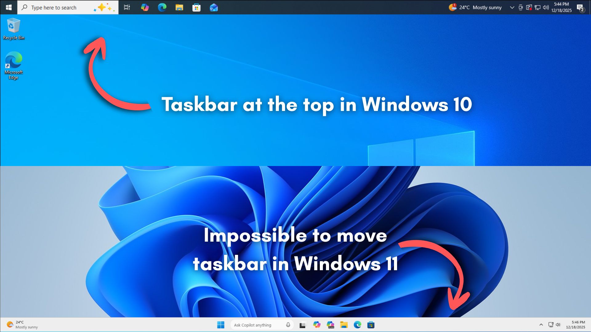 解析：为什么Windows 11的任务栏不能像Windows 10那样移动 图片 1