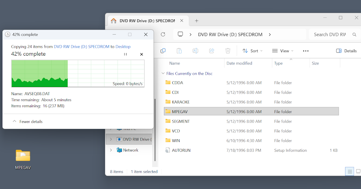 Video CD 导致 Windows 资源管理器崩溃 图片 1
