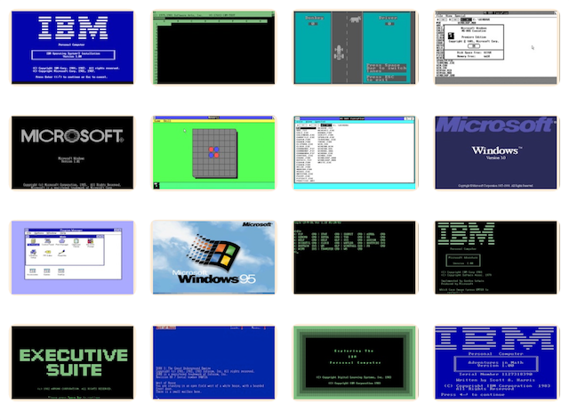 浏览器中的 IBM PC XT (Model 5160) 模拟器 图片 1