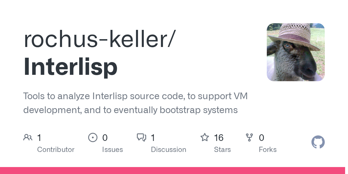 A modern browser for the historic Interlisp-D source code 图片 1
