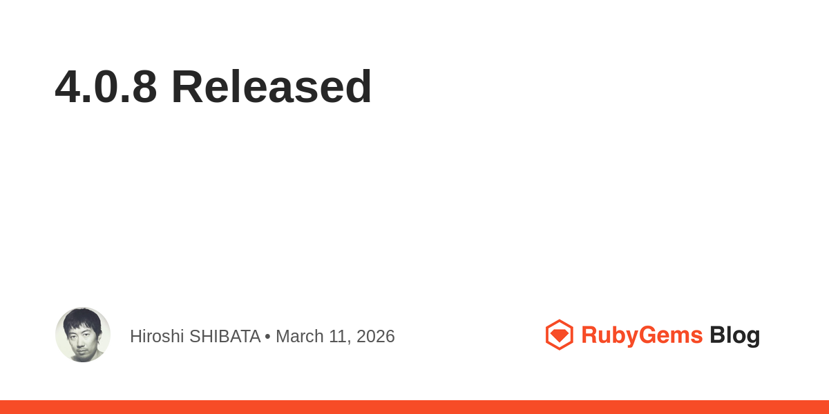4.0.8 Released 图片 1