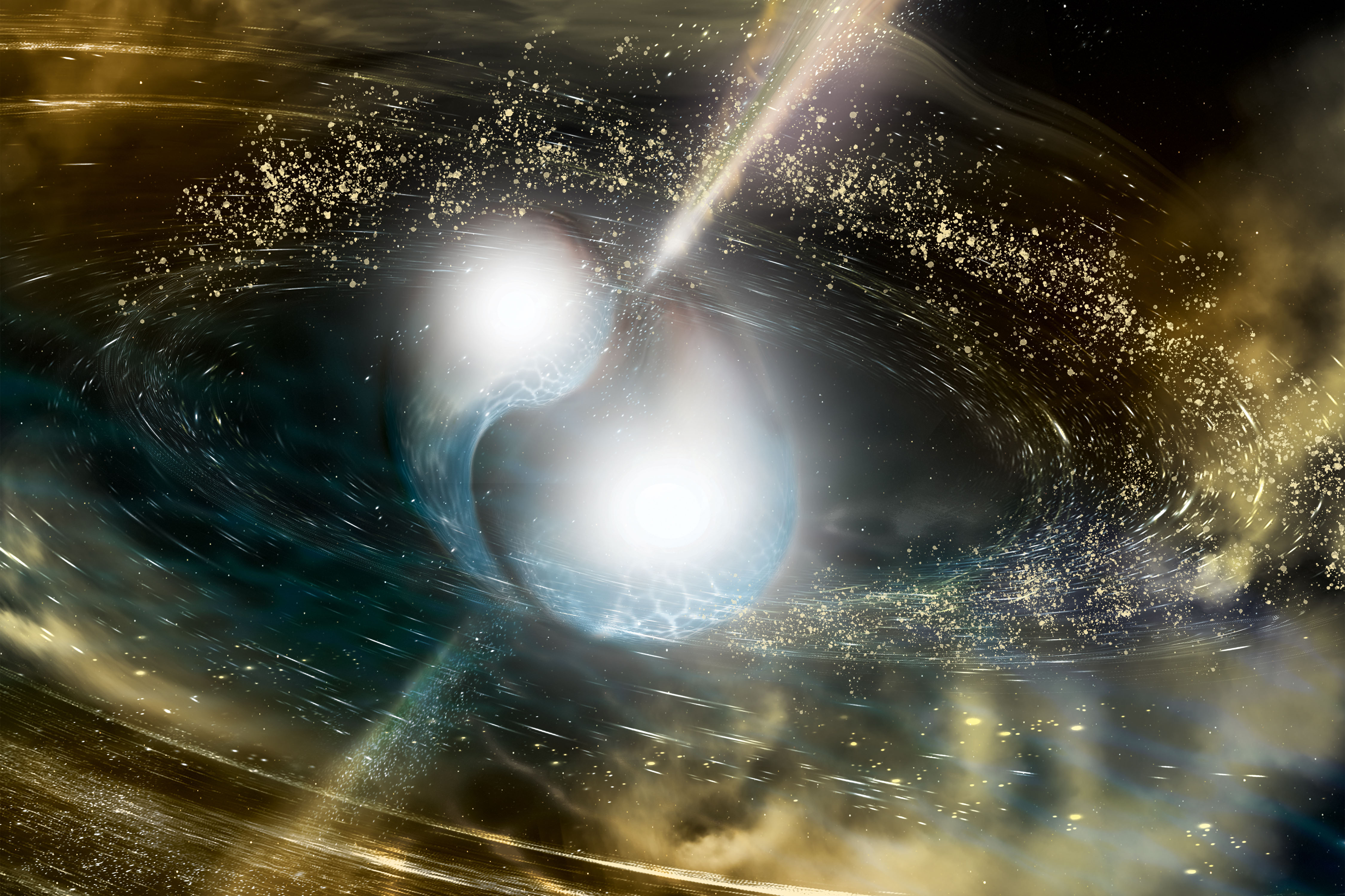 Neutron star collisions are a "goldmine" of heavy elements, study finds (2021) 图片 1