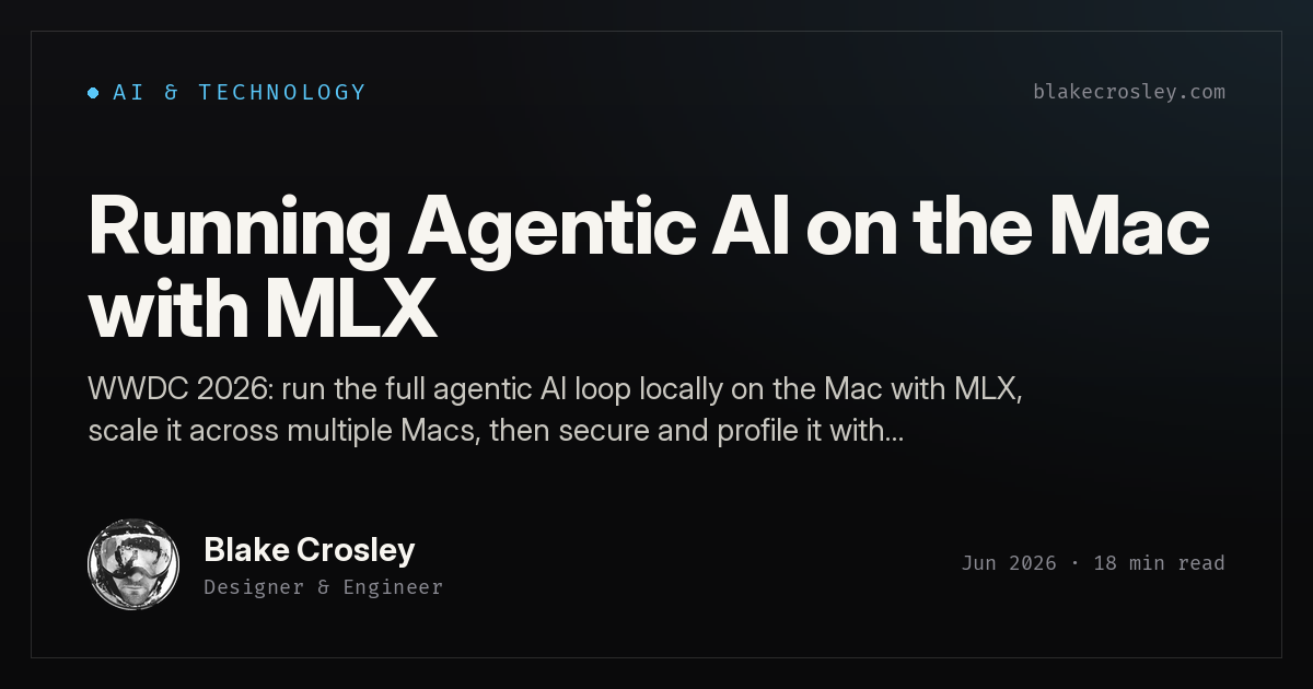 Running Agentic AI on the Mac with MLX 图片 1