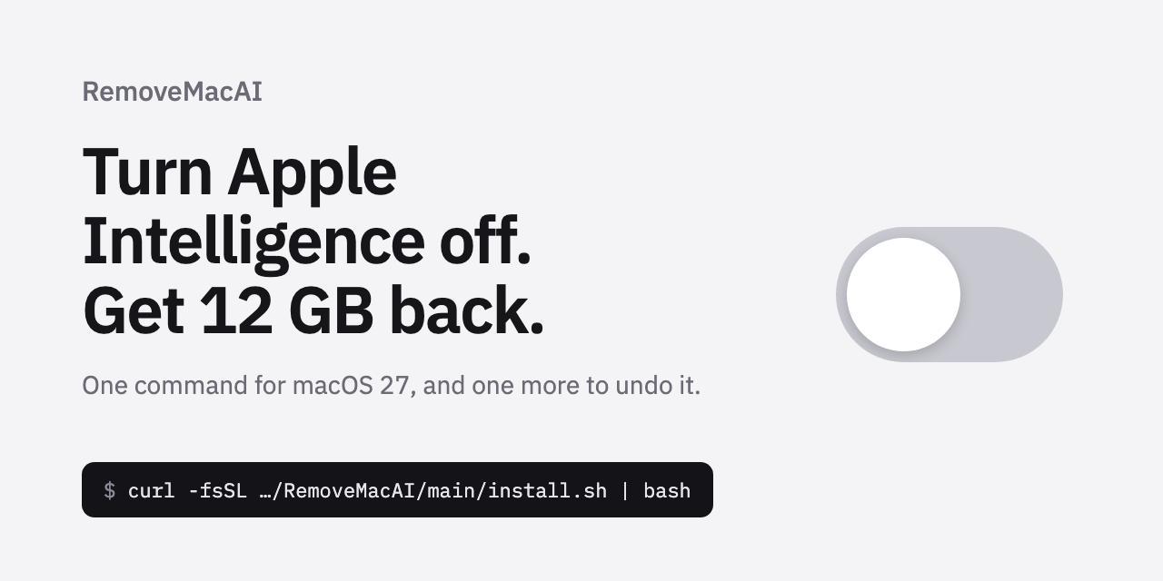 移除并禁用 Apple Macos27 AI 模型工具 图片 1