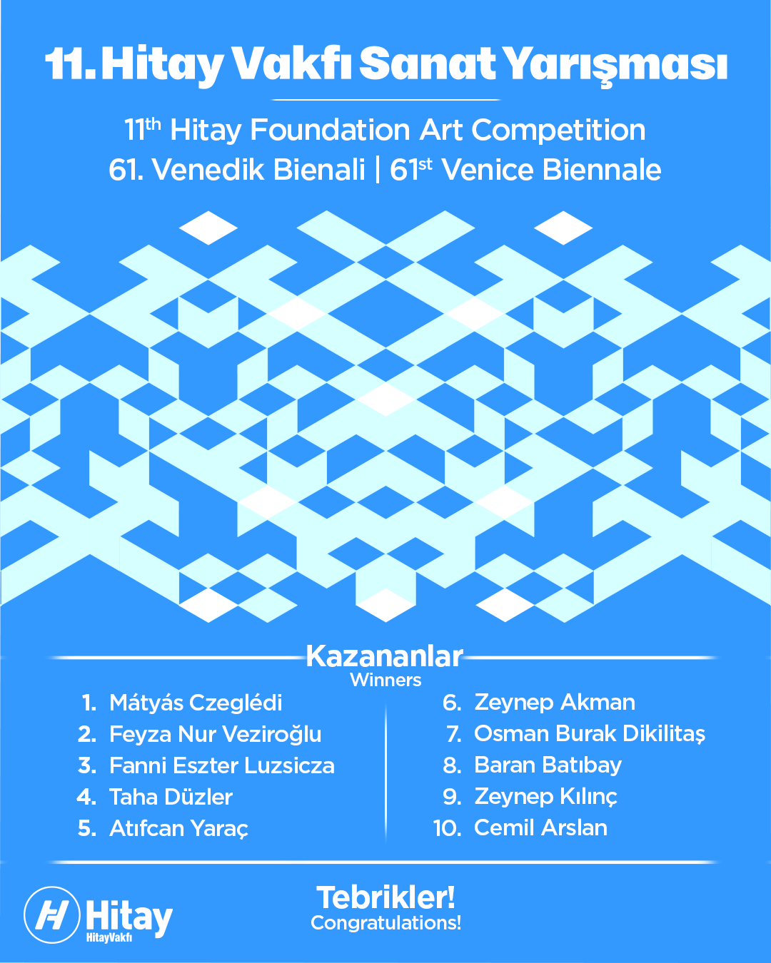 11. Hitay Vakfı Sanat Yarışması Sonuçları Açıklandı 图片 1