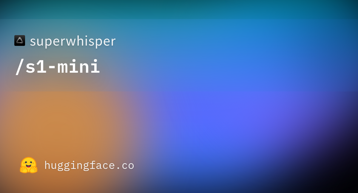 S1-mini, Superwhisper's first open-weights language model 图片 1