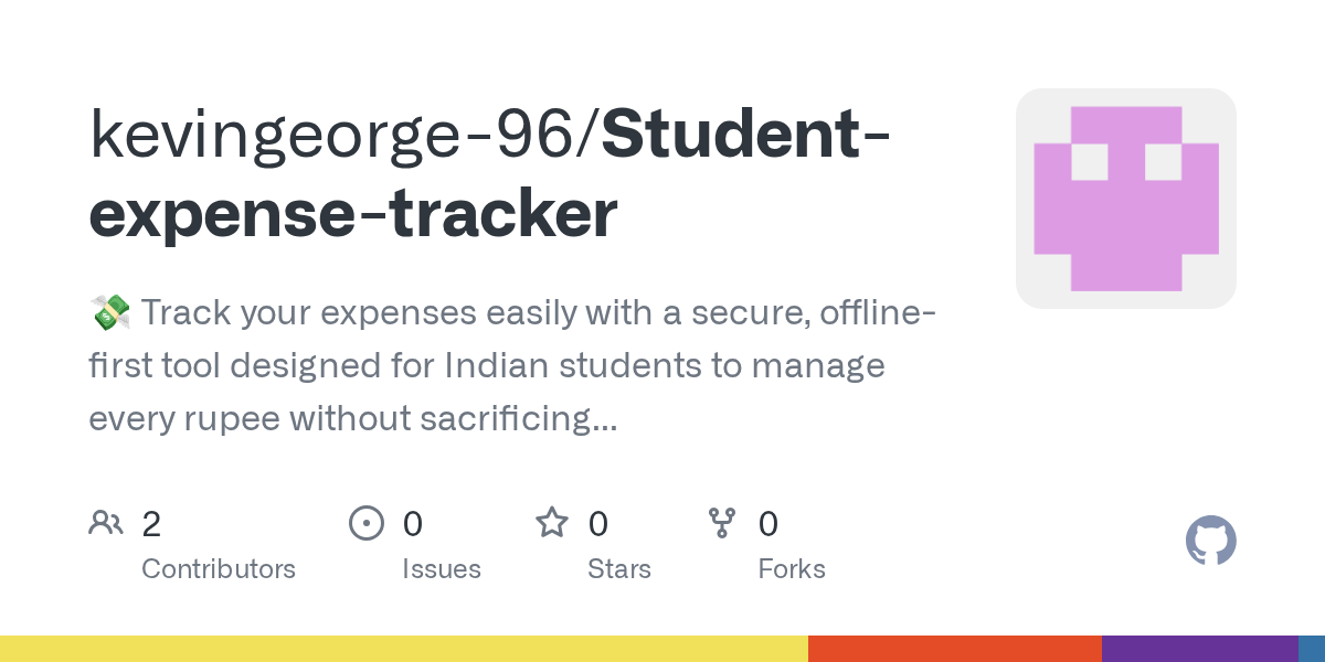 kevingeorge-96 pushed Student-expense-tracker 图片 1