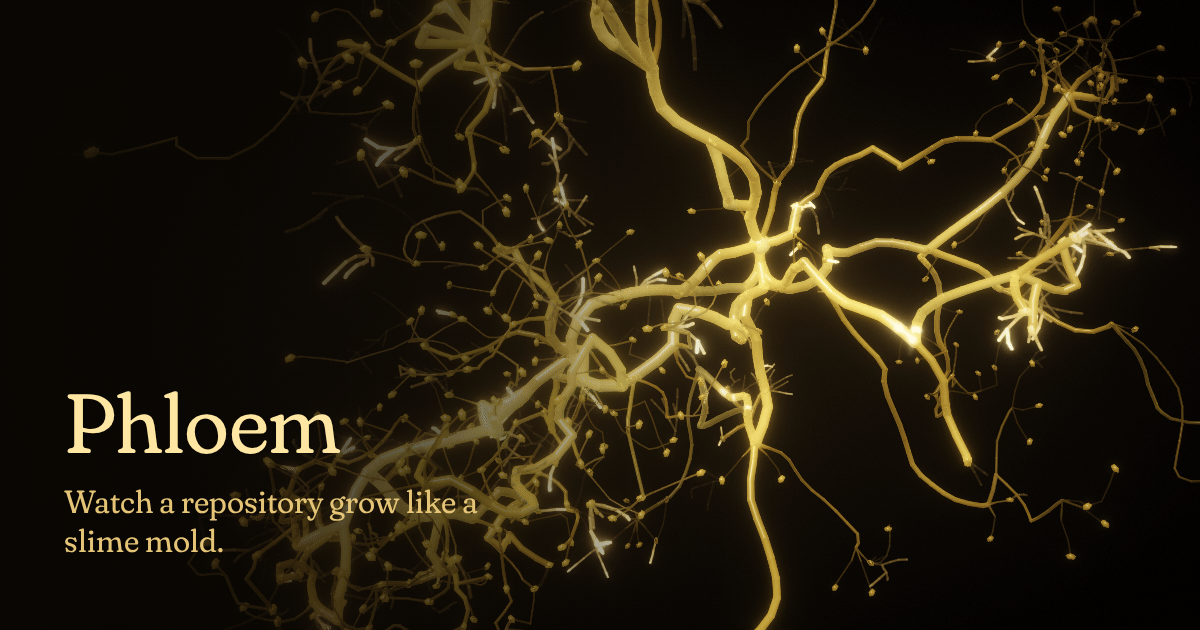 Phloem：像黏菌一样生长的 Git 历史 图片 1