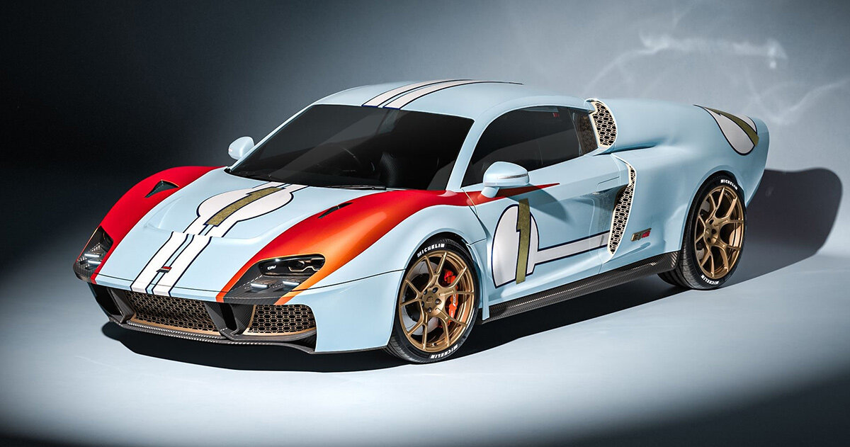 GT40 silhouette reworked into 800-hp carbon fiber supercar restomod 图片 1