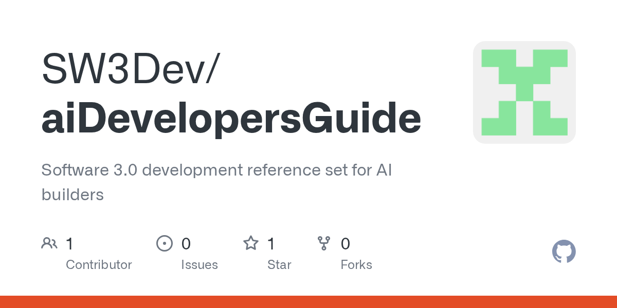 Software 3.0 developer guide – principles, methods, and a four-phase framework 图片 1