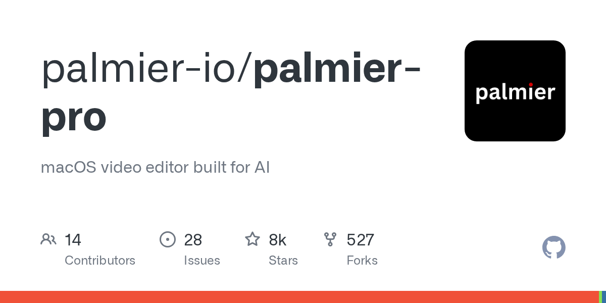 Palmier Pro: macOS video editor built for AI 图片 1