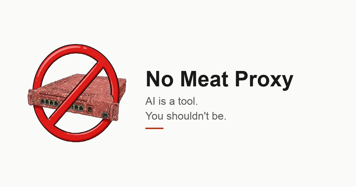 No Meat Proxy 图片 1