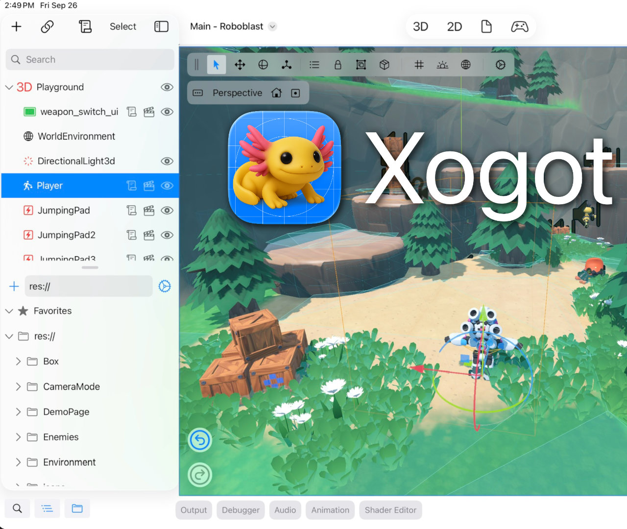 Xogot: Godot for iPad and iPhone 图片 1