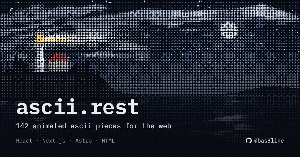 用于网页的动画 ASCII 艺术 图片 1