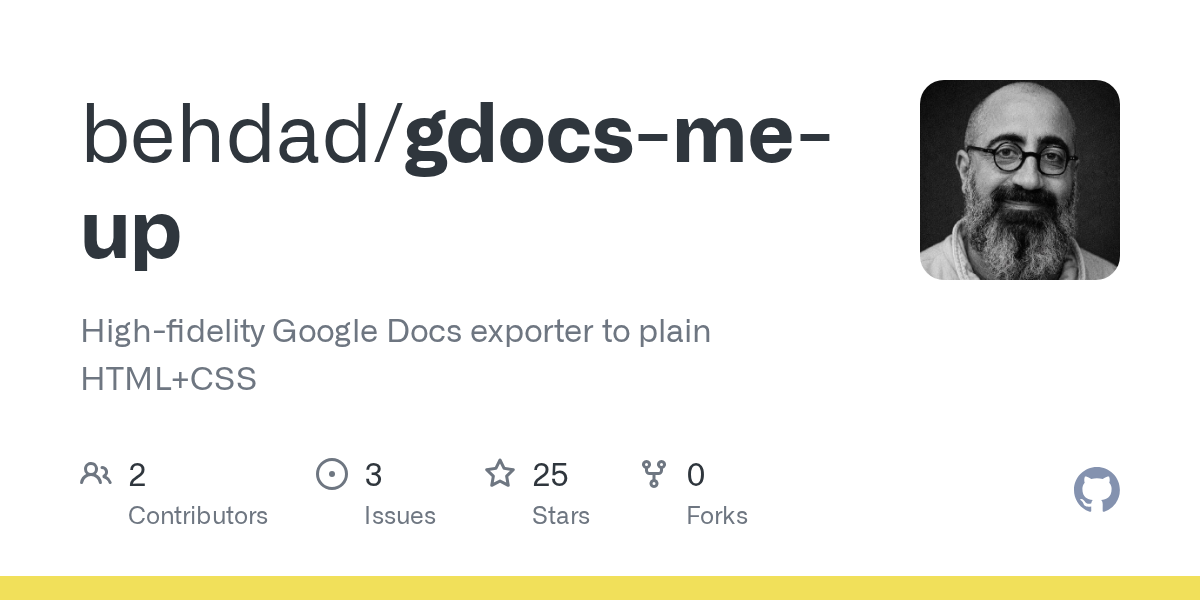 Gdocs-me-up：高保真 Google Docs 导出工具 图片 1