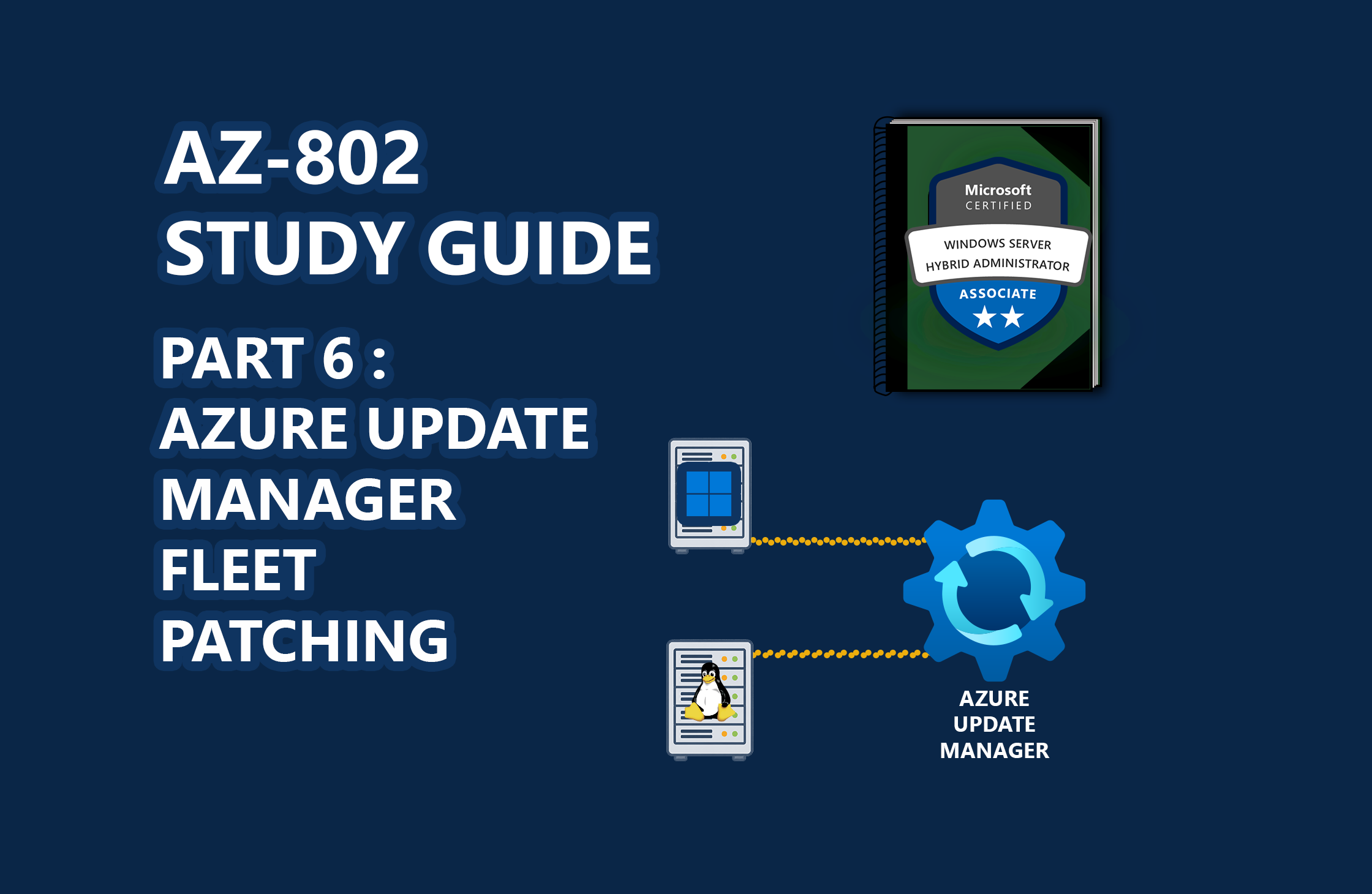 AZ-802 Study Guide: Azure Update Manager Fleet Patching (Part 6) 图片 1