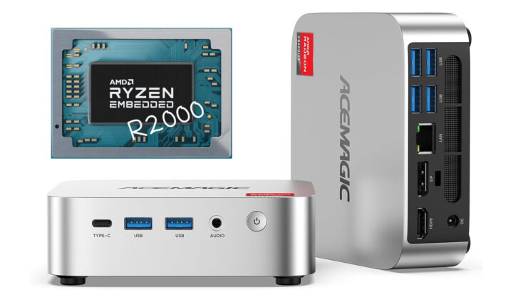 ACEMAGICIAN Kron K1 mini PC gets low-cost variant with AMD Ryzen R2544 CPU, 8GB DDR4, 256GB SSD 图片 1