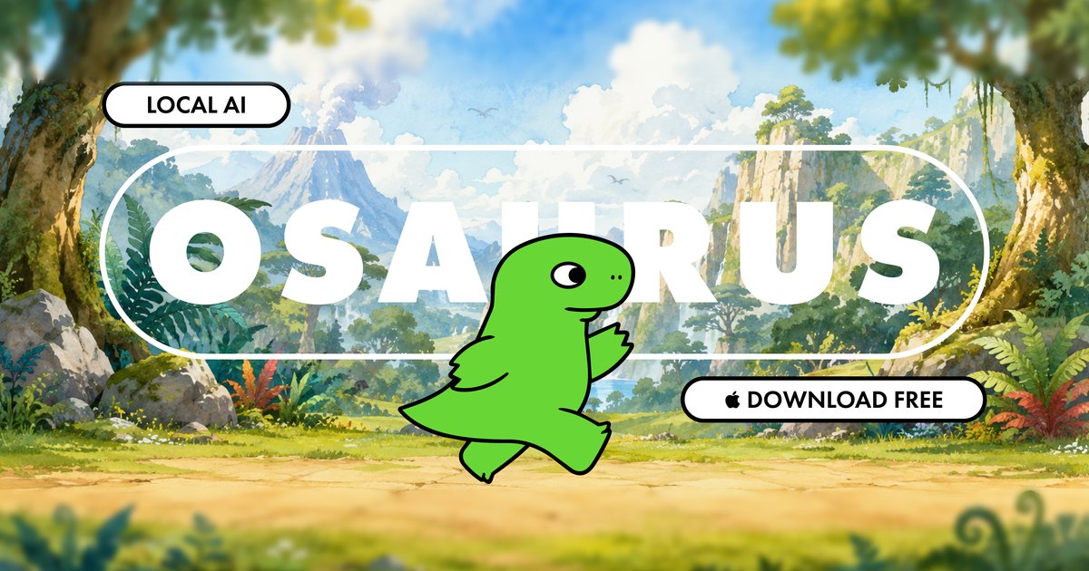 Osaurus - 100% 在您的 Mac 上本地运行的开源代理 图片 1