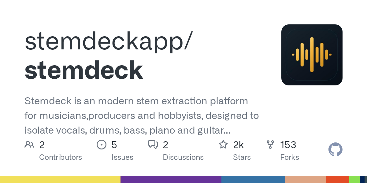 Stemdeck：现代化音频提取平台 图片 1