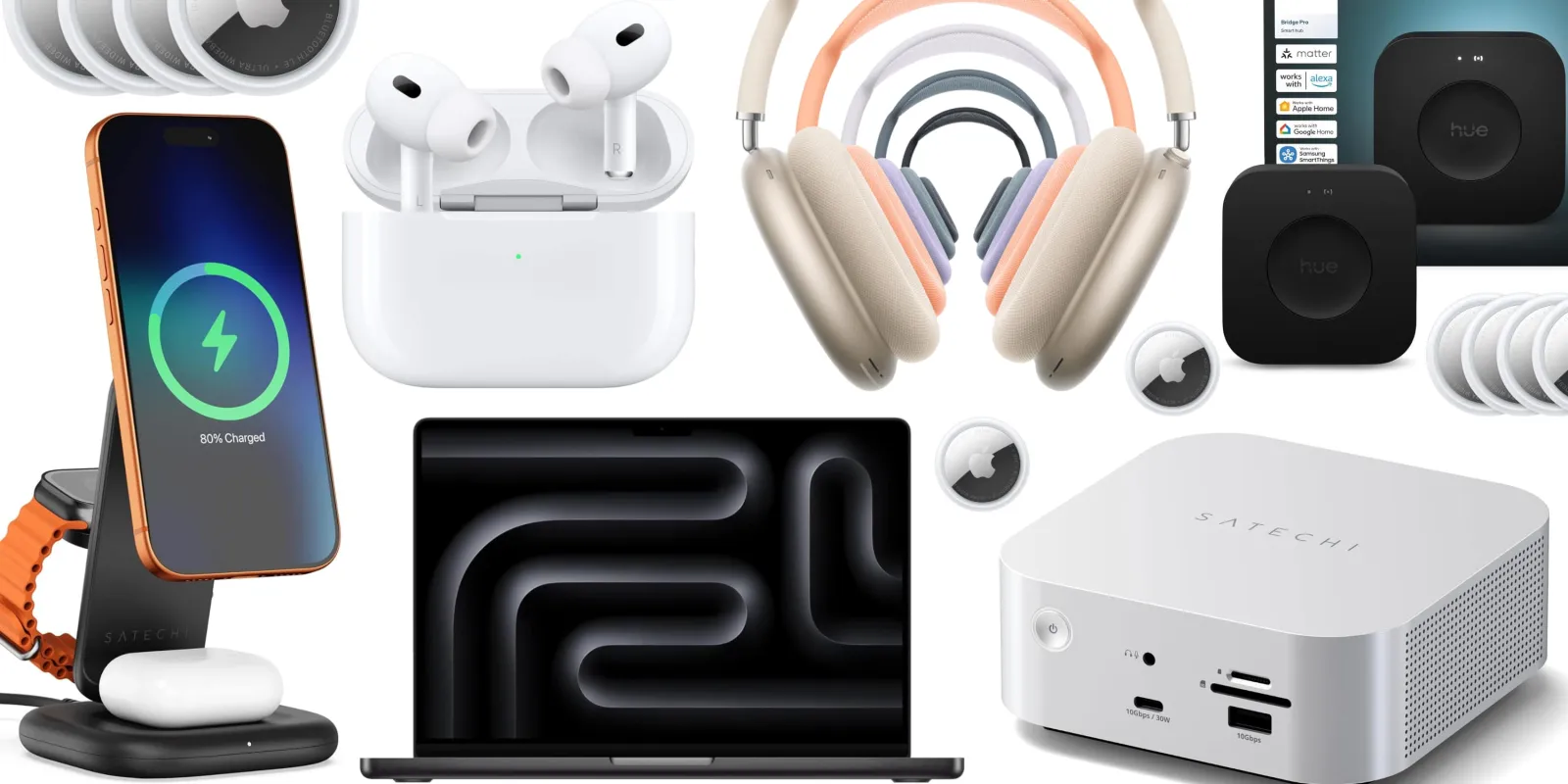 Deals: AirTag 2, M5 MacBook Pro $320 off, Philips Hue Bridge Pro, Satechi CubeDock $100 off, more 图片 1