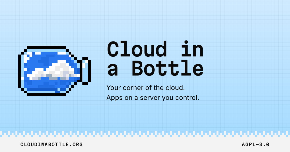Cloud in a Bottle：让每个人都能轻松自建个人云 图片 1