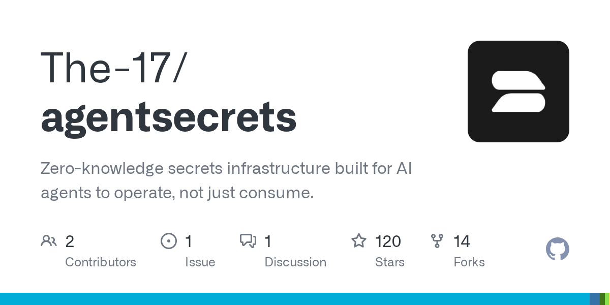 AgentSecrets – Zero-Knowledge Credential Proxy for AI Agents 图片 1