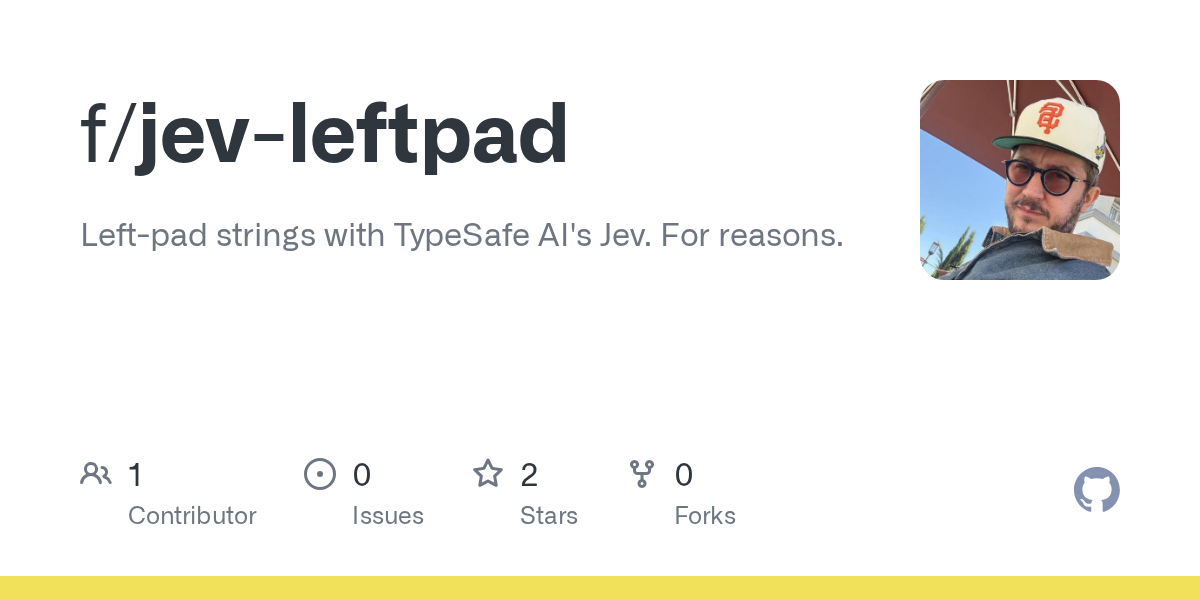 Jev-Leftpad：用 AI 模型做左补空格的小包 图片 1