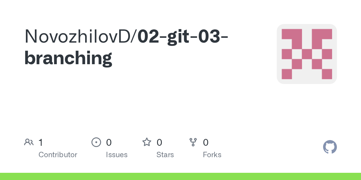 NovozhilovD pushed 02-git-03-branching 图片 1