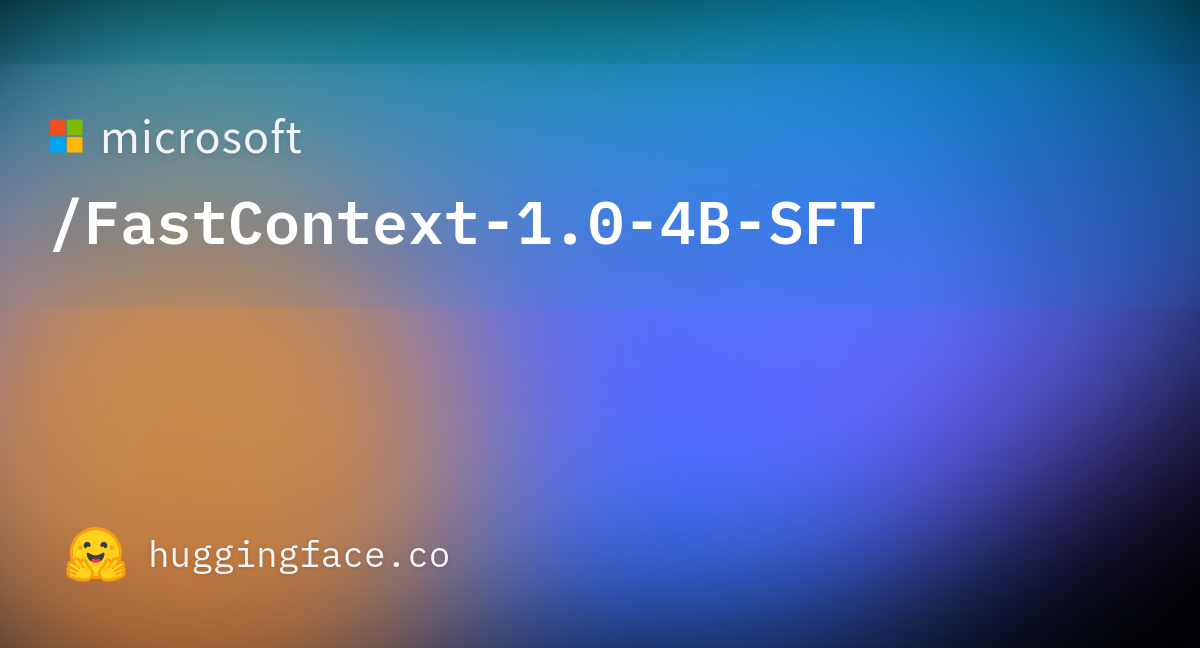 FastContext-1.0-4B-SFT: lightweight repository-exploration subagent 图片 1