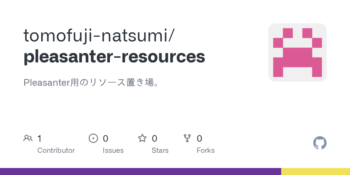 tomofuji-natsumi pushed pleasanter-resources 图片 1